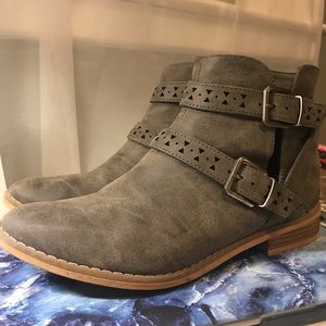 Grey booties
